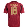 Maillot de Supporter Belgique Mangala 18 Domicile Euro 2024 Pour Enfant